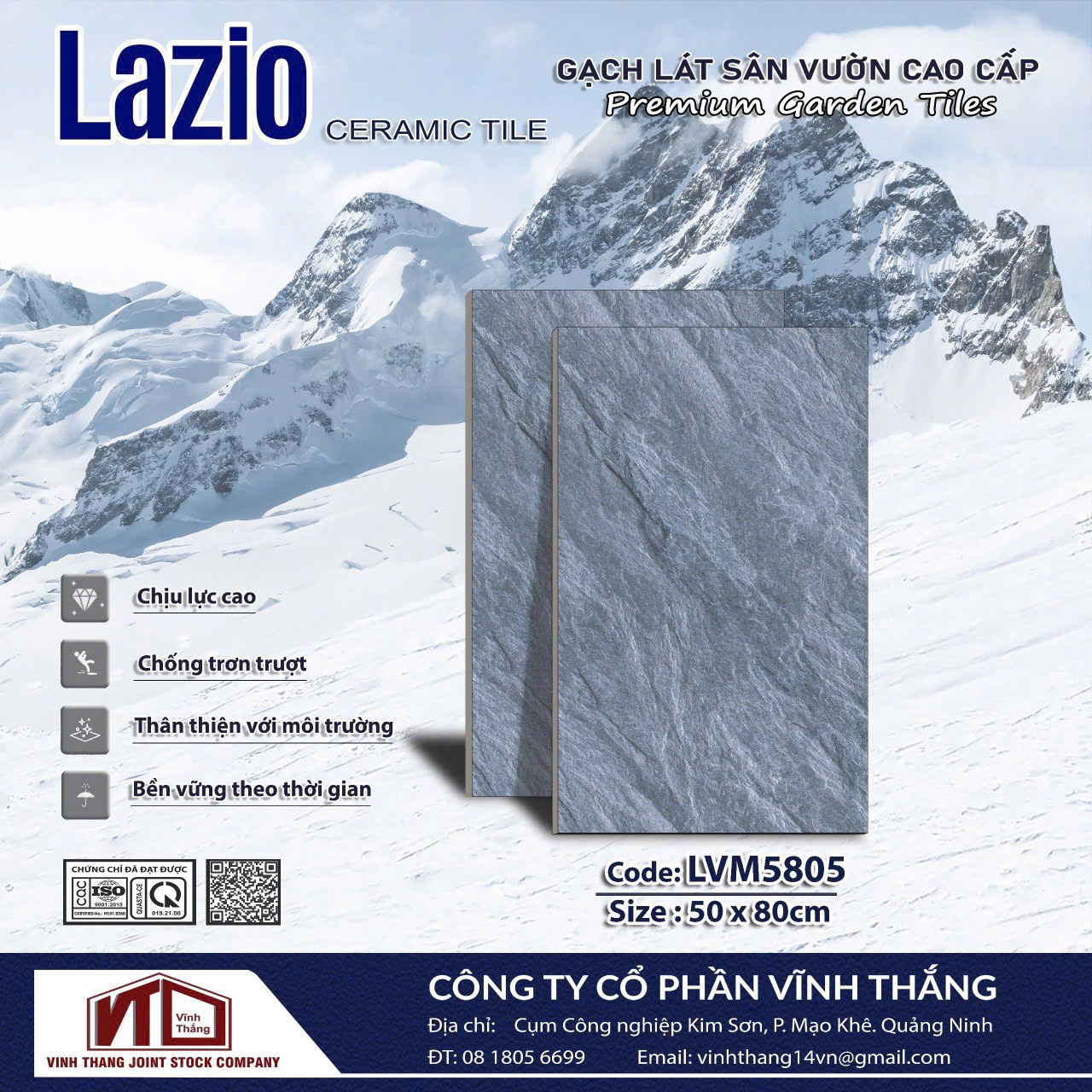 GẠCH SÂN VƯỜN LVM5805