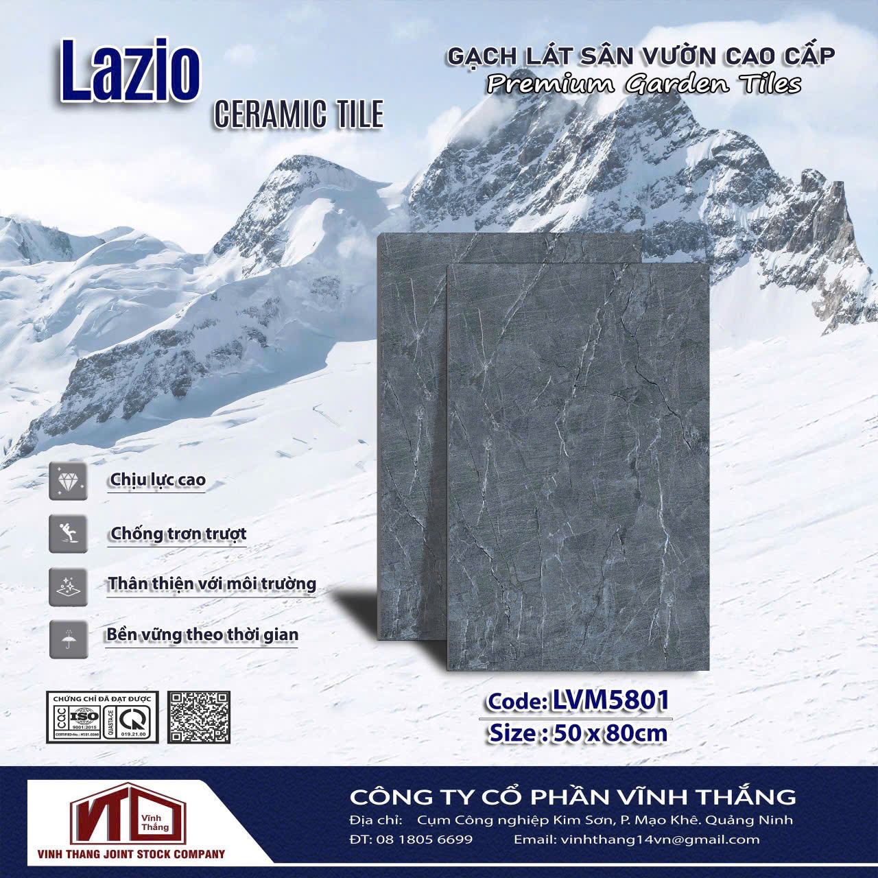 GẠCH SÂN VƯỜN LVM5801