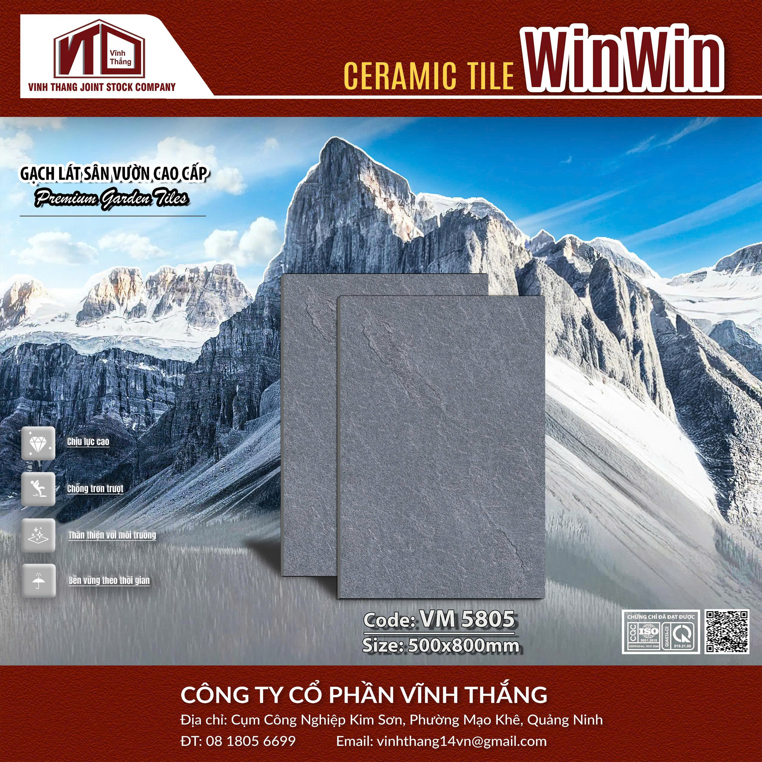 GẠCH SÂN VƯỜN VM5805