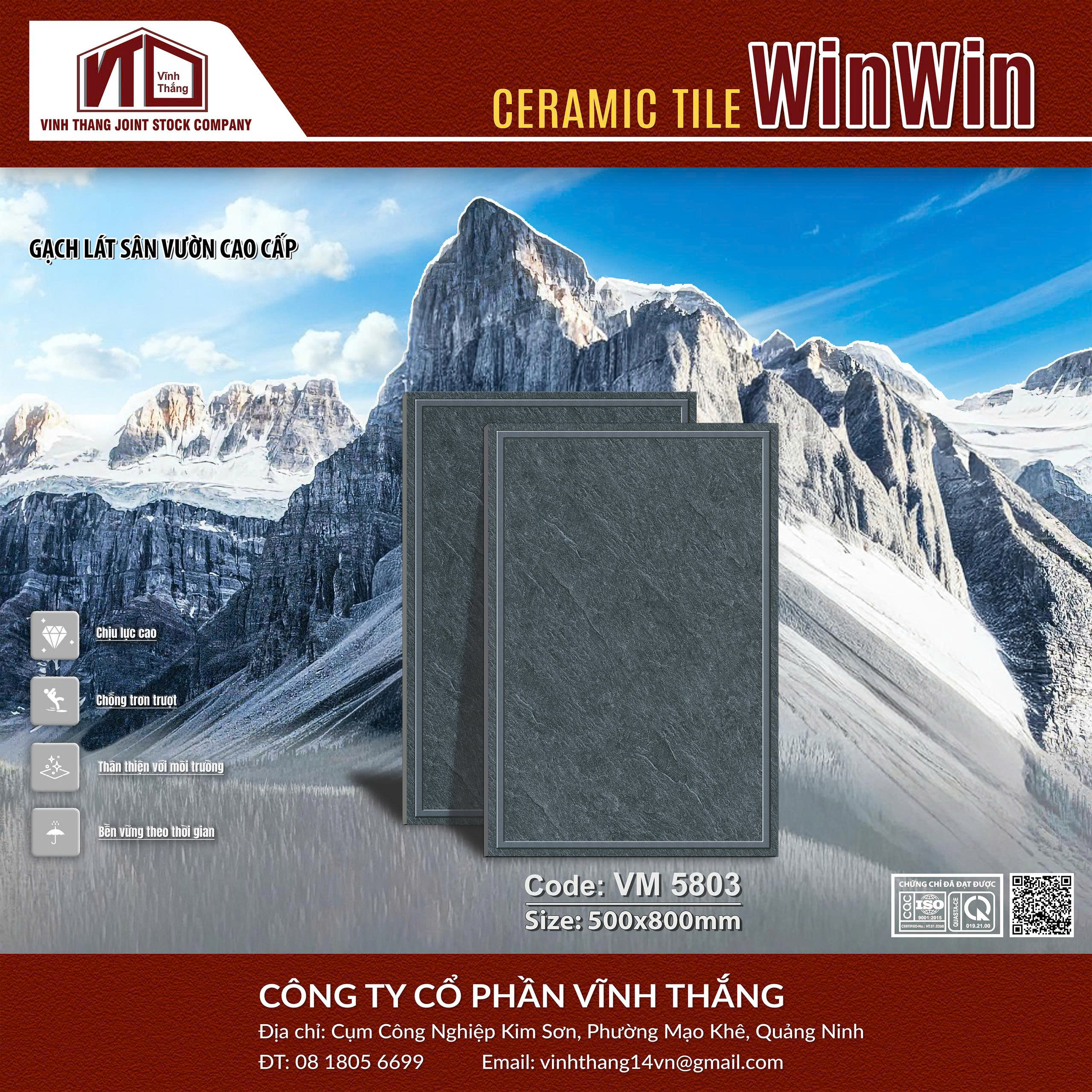 GẠCH SÂN VƯỜN VM5803