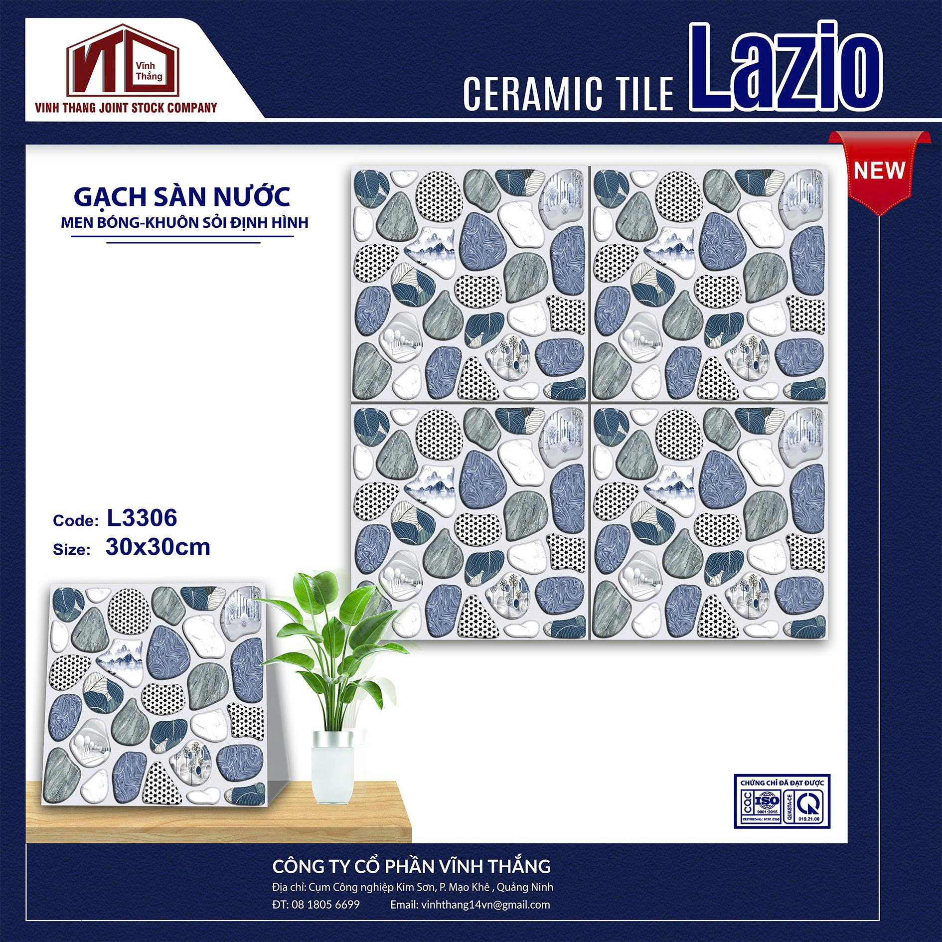 GẠCH SÀN NƯỚC L3306