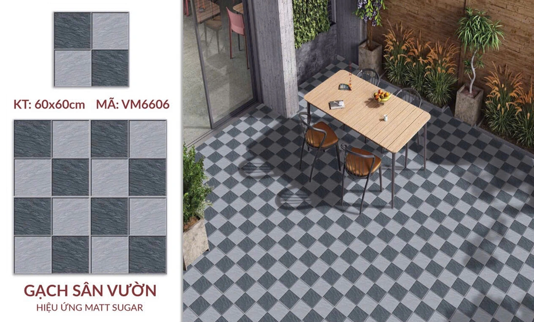 Gạch sân vườn VM6606