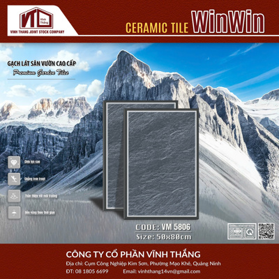 GẠCH SÂN VƯỜN VM5806 🔥
